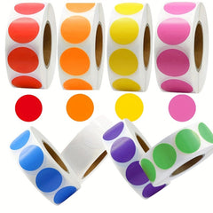 160pcs Color Round Labels for Storage Classification and Gift Packaging