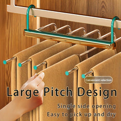 1pc Folding Pants Hangers Anti Slip Magic Storage Hanger For Ties Camisoles
