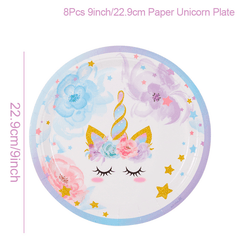 Magical Unicorn Plates for Parties & Gatherings
