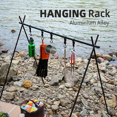 Portable Folding Tripod Stand for Camping Clothes Storage