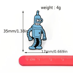 Animation Future Robot Brooch Clothing Accessory