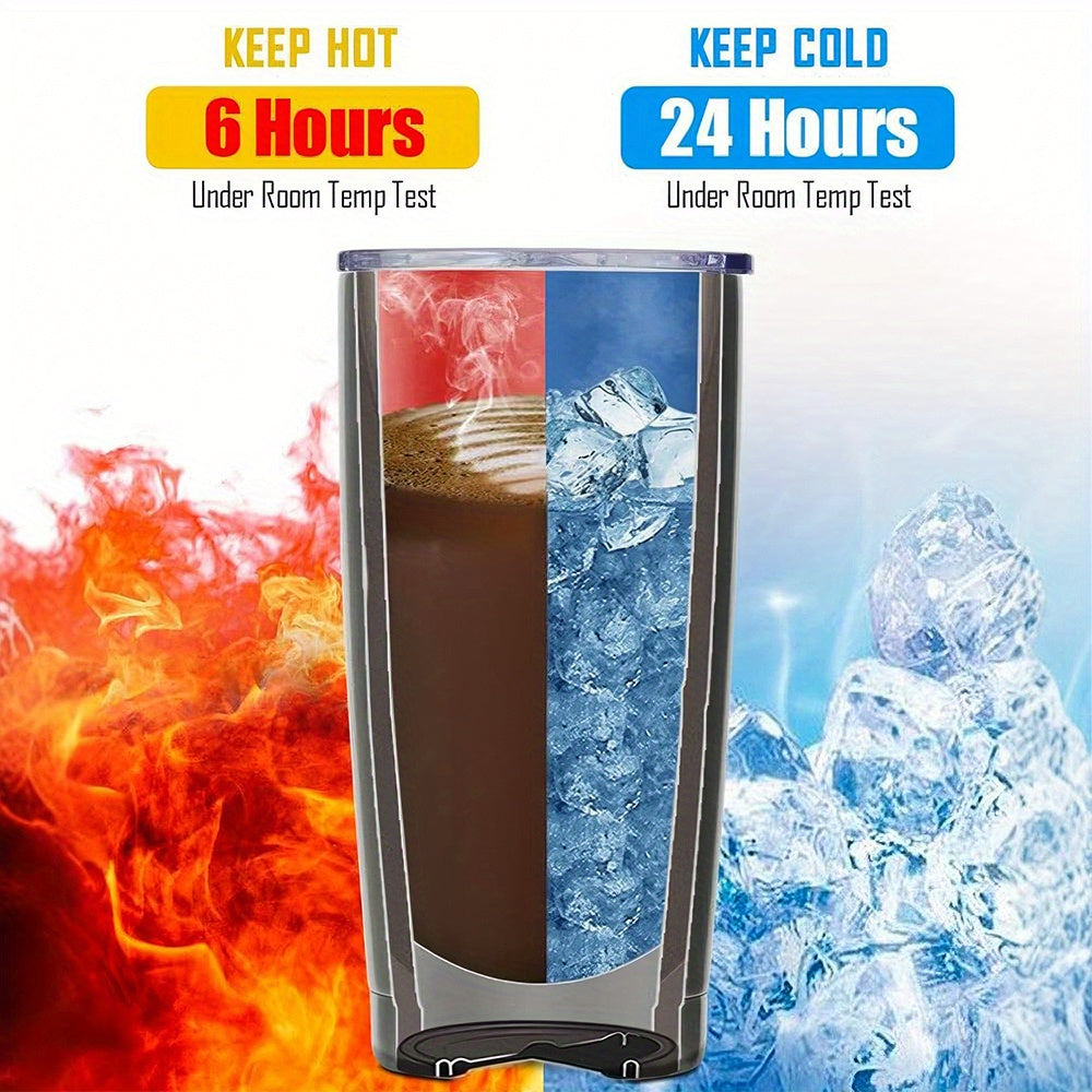 20oz Stainless Steel Tumbler Siamese Cats & Butterflies Double Wall Vacuum Insul