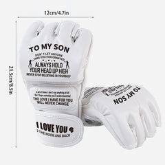 Breathable Half Finger Boxing Gloves Fighting Equipment