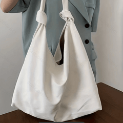 Minimalist Canvas Underarm Bag Large Capacity Women's Shoulder Purse