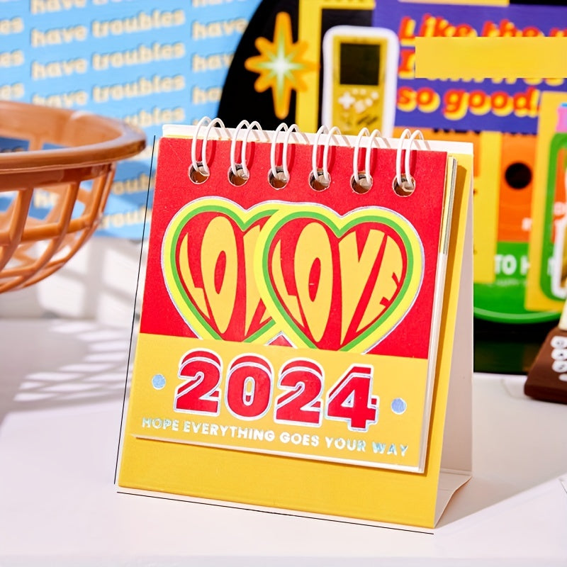 Mini Small Desk Calendar Desktop Decoration Student Planner