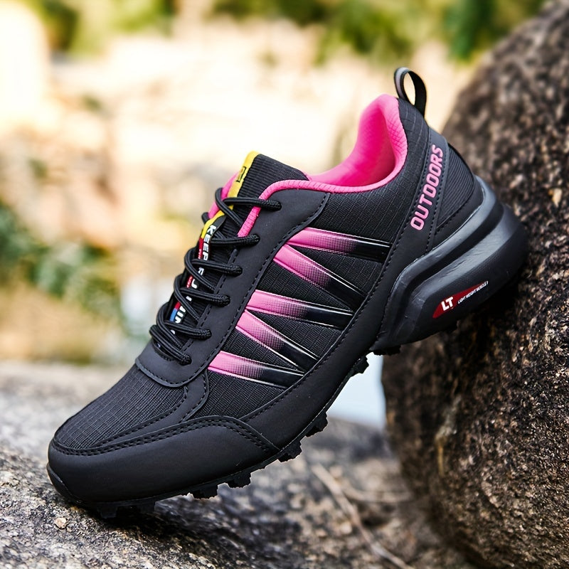 Women's Anti-Skid Comfort Sneakers - Lace Up Walking Shoes