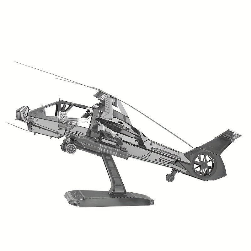 RAH66 3D Metal Stereo Puzzle Model Toy Helicopter Models For Kids