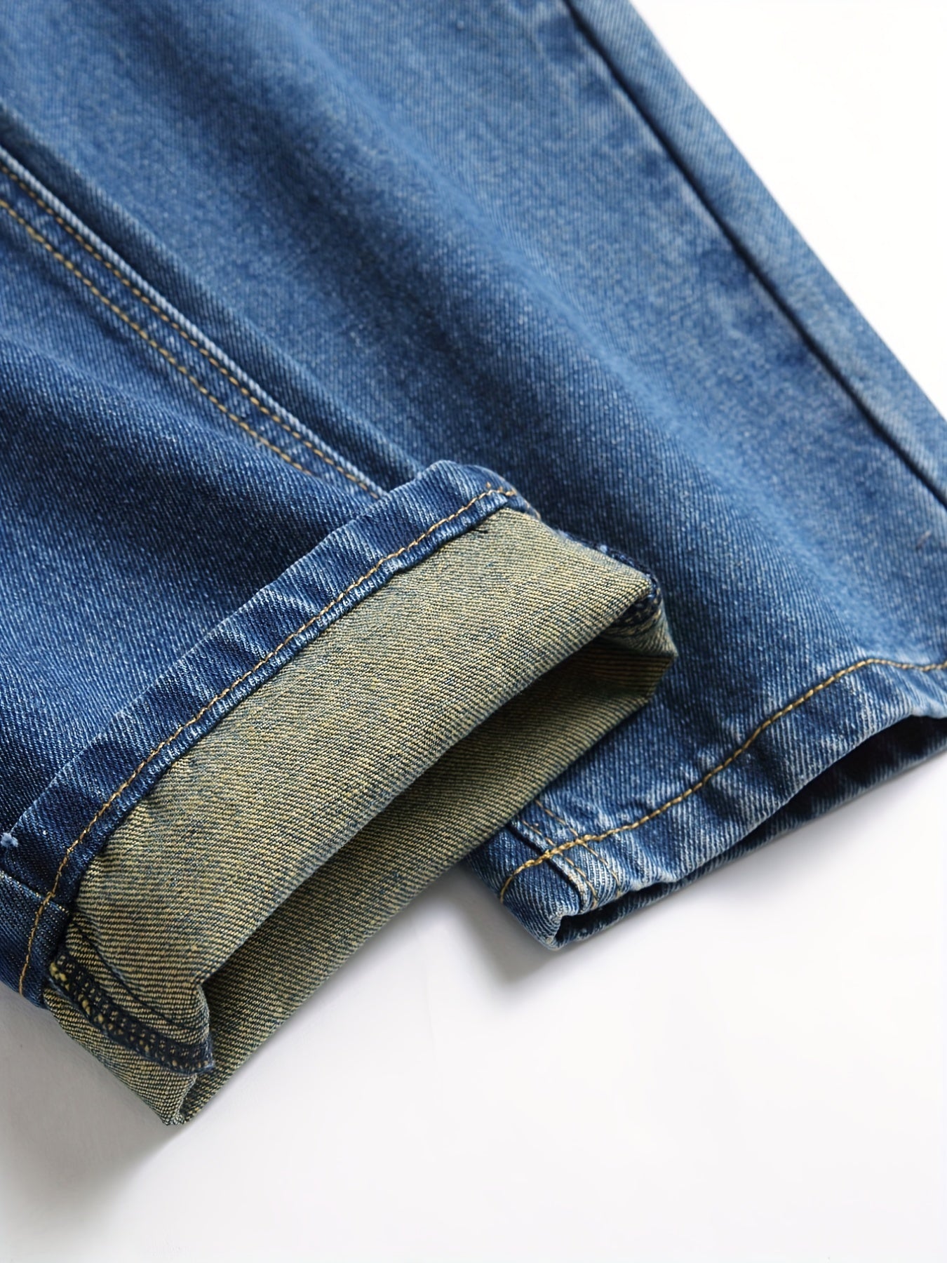 Slim Fit Ripped Jeans Men Distressed Denim Pants