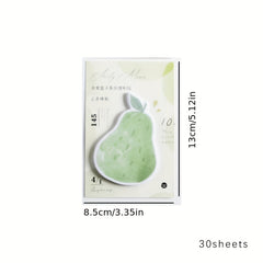 Fruit Basket Series Sticky Note Memo Pad - 30 Sheets