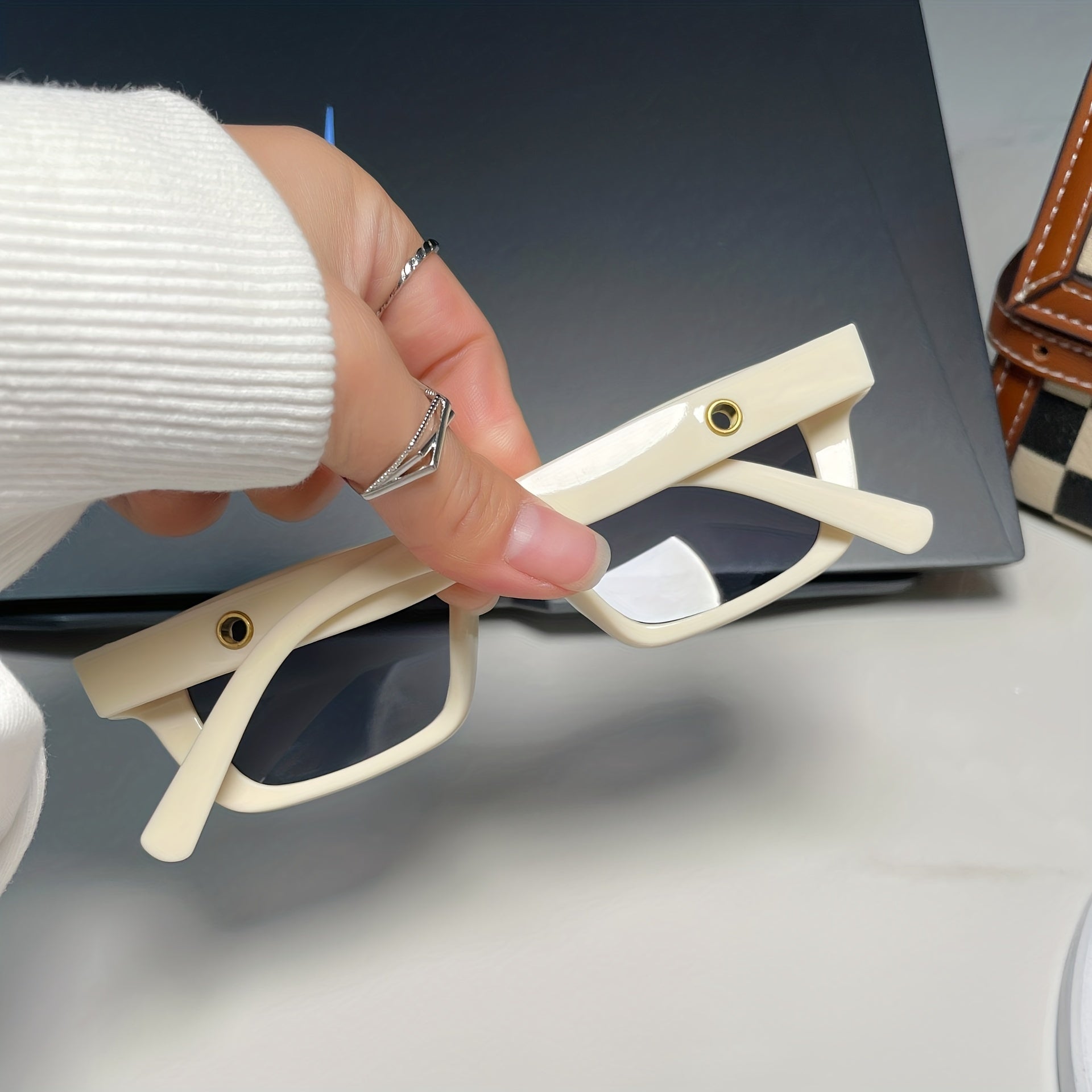 Rectangle Sunglasses Anti Glare UV400