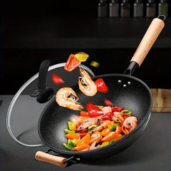 Non Stick Cast Iron Skillet For Gas Stove Top - PFOA Cookware Kitchenware