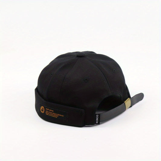 Hip Hop Melon Leather Hat for Couples