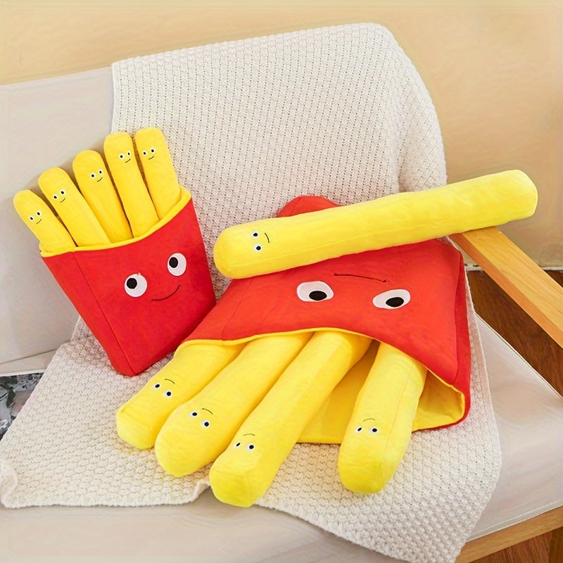 French Fries Plush Pillow Funny Food Gift