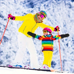 Kids Winter Sports Mittens Non-Slip Waterproof Ski Gloves