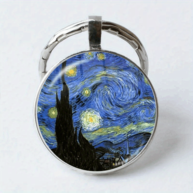 Vintage Starry Sky Keychain For Girls