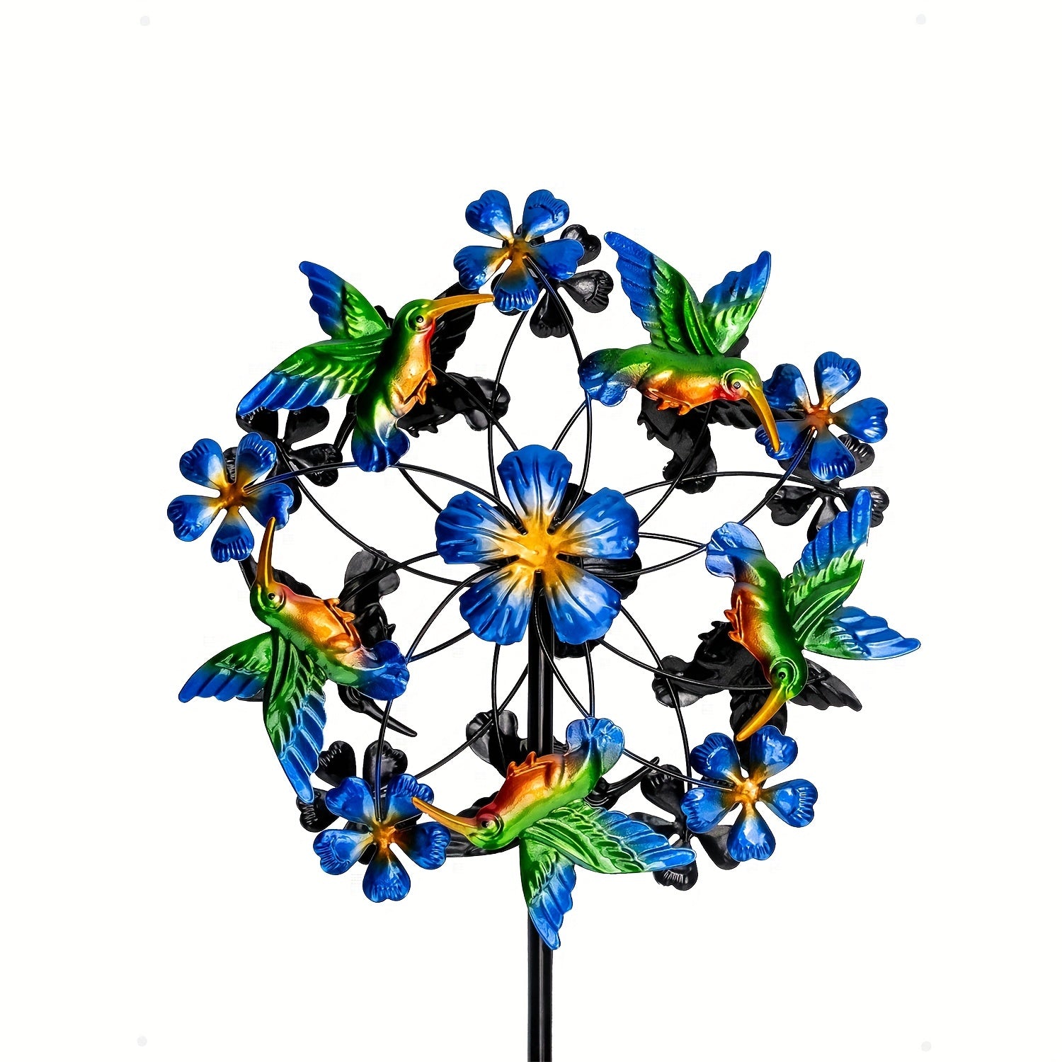 Creative Wind Spinner Stake Yard Garden Outdoor Decor Gift Bird Repeller