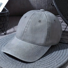 Unisex Cotton Baseball Cap Lightweight Distressed Dad Hat Casual Sun Hat