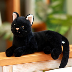 Realistic Soft Stuffed Cat Doll - Perfect Teen Gift - Grey Cat Stuffed Animal