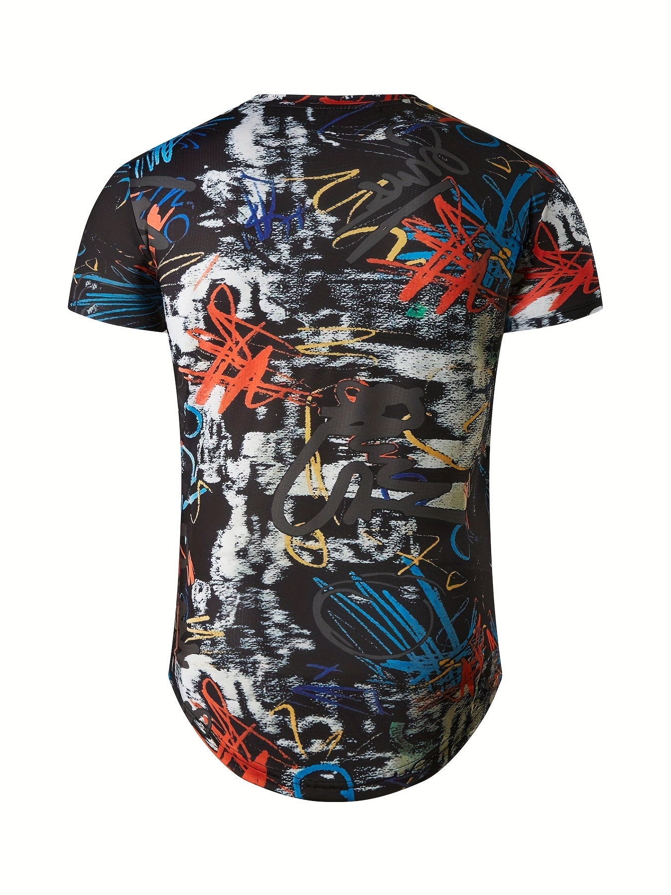Men's Doodle Graphic T Shirt for Summer Adventures