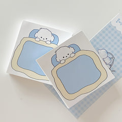 Cartoon Dog Note Pad 50 Sheets Tear off Non adhesive Note Paper