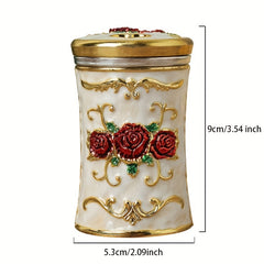 High-end Embossed Toothpick Holder with Lid for Home Hotel Restaurant Commercial