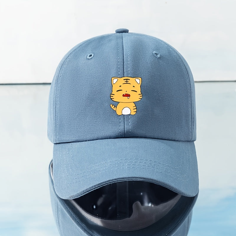 Tiger Print Baseball Cap Cotton Sports Hat Unisex Dad Hats