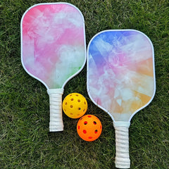 Pickleball Paddle Set with 2 Paddles, 4 Balls, and Bag