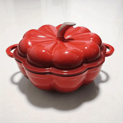 Pumpkin Enamel Pot 20 32 Cm Cast Iron Dutch Oven Casserole