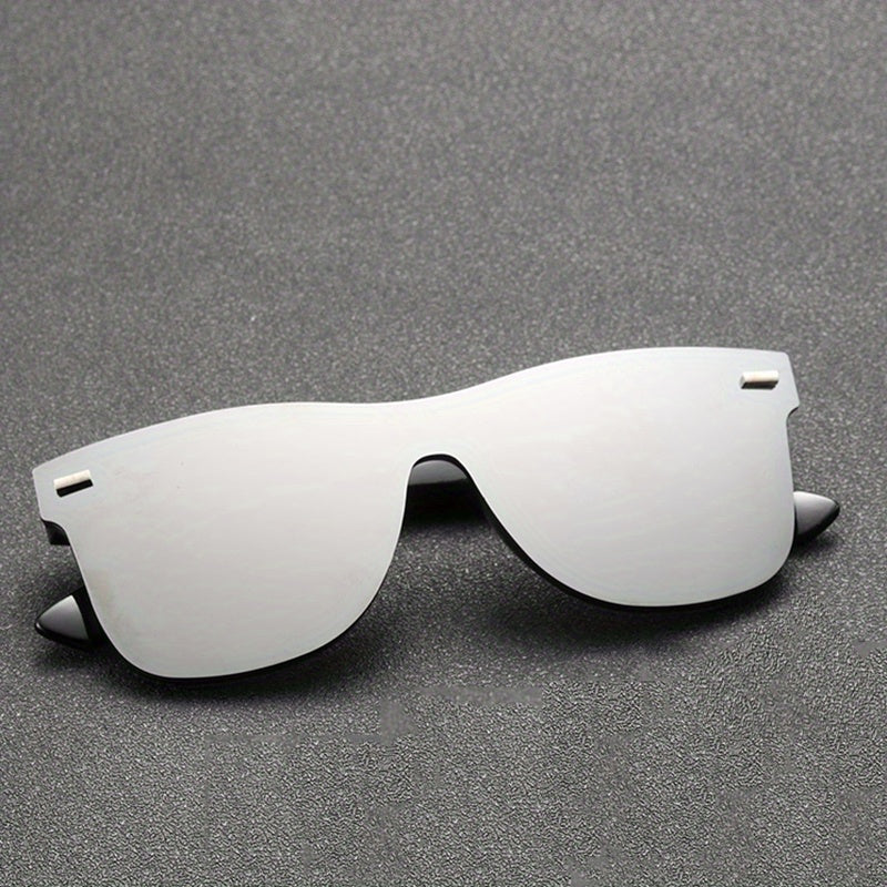 Men's Square Frameless Sunglasses Classic Casual PC
