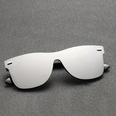 Men's Square Frameless Sunglasses Classic Casual PC