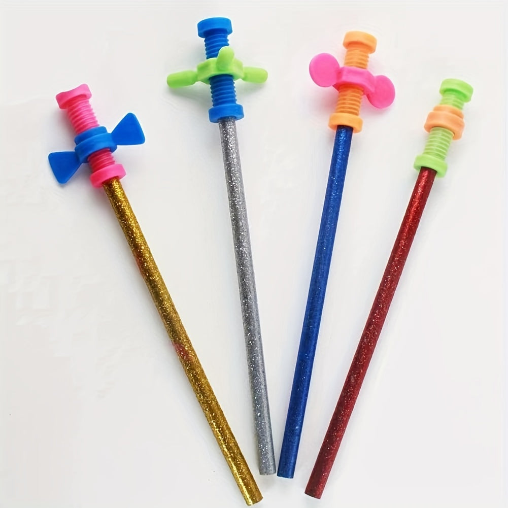 Colorful Screwing Toy Rotating Screw Pencil Cases Fidget Toy For Kids