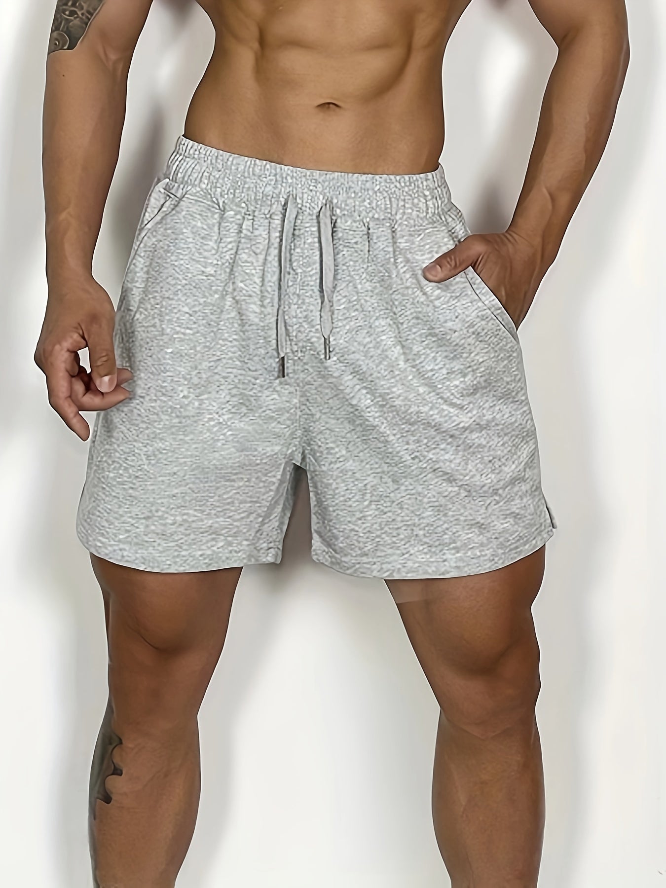 Men's Cotton Drawstring Shorts for Fitness