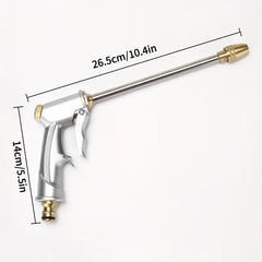 High Pressure Water Gun Garden Hose Nozzle Aluminium Sprayer