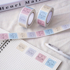500pcs Thank You Sticker Round Scrapbook Envelope Seal Scrapbooking Stickers