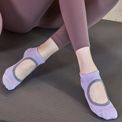 Backless Yoga Socks Non-slip Fitness Dance Socks