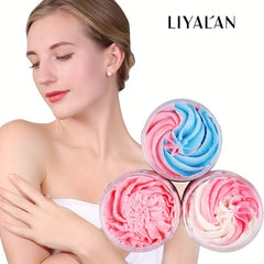 LIYALAN Fruity Scent Foaming Bath Soap with Shea Butter 200g