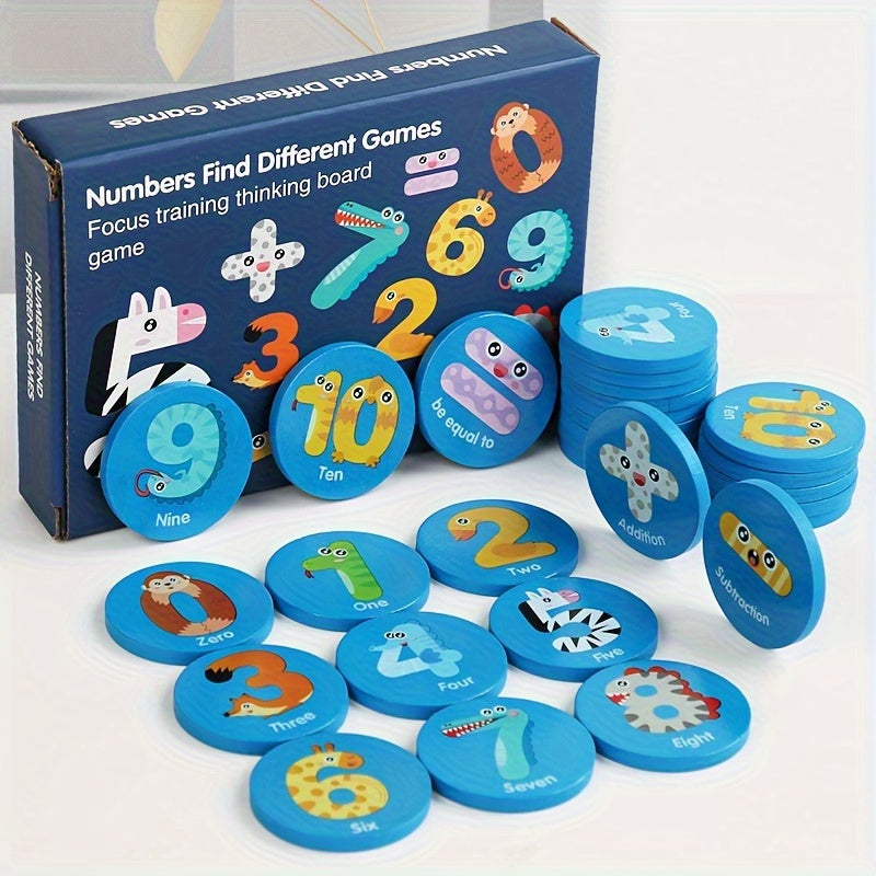 Teen Puzzle Number & Matching Game Recognition Counting Early Learning