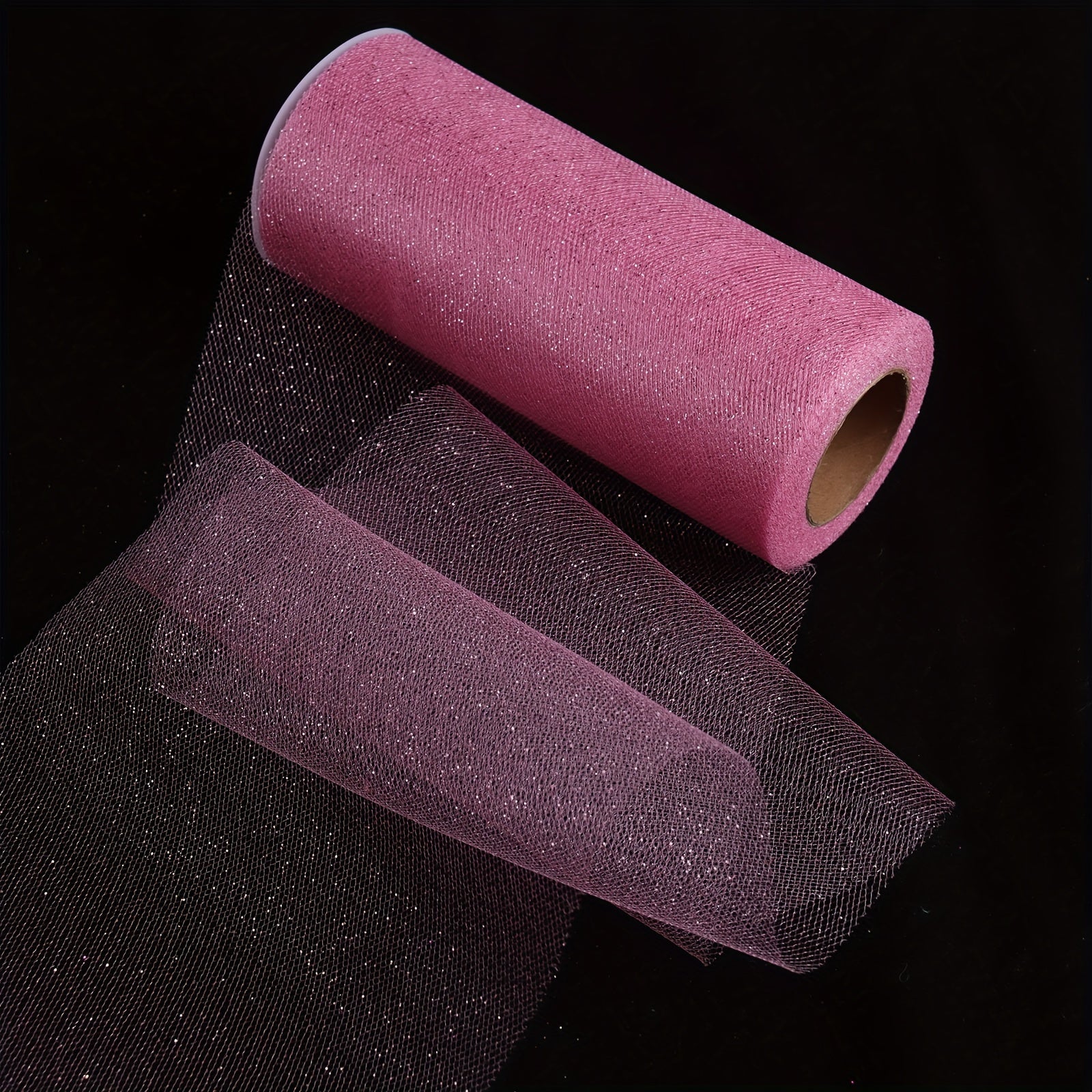 25 Yards Mesh Yarn Roll Fabric for Party Decoration Clothing Sewing