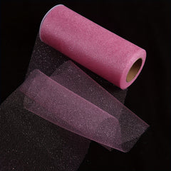 25 Yards Mesh Yarn Roll Fabric for Party Decoration Clothing Sewing