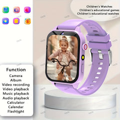 Kids Smart Watch with Educational Games Clock Music LED Lighting