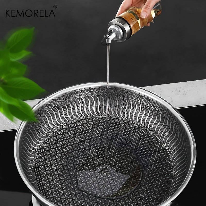 Non Stick Skillet Stainless Steel Wok Saute Pan