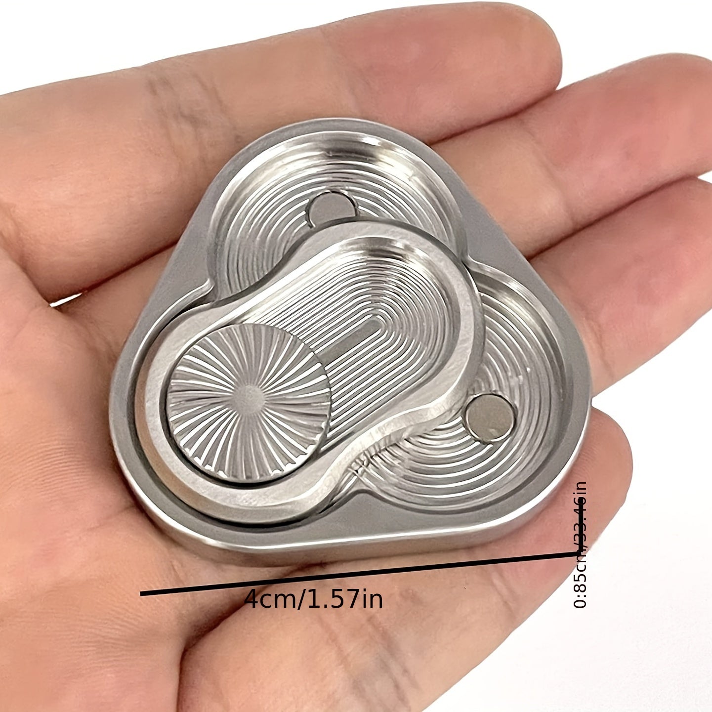 Metal Fidget Toy Rotation Fidget Slider Stress Relief Push Sl