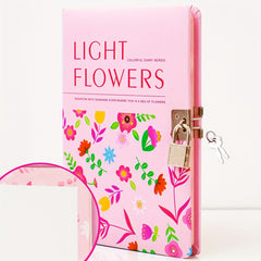 Flower Lockable Diary A5 160 Pages 100GSM Paper