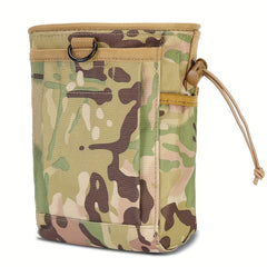 Outdoor Recycling Bag Molle Dump Pouch Drawstring