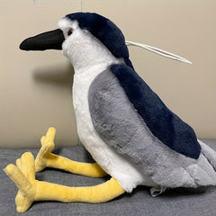 Realistic Nycticorax Plush Toy Soft Stuffed Animal with Details