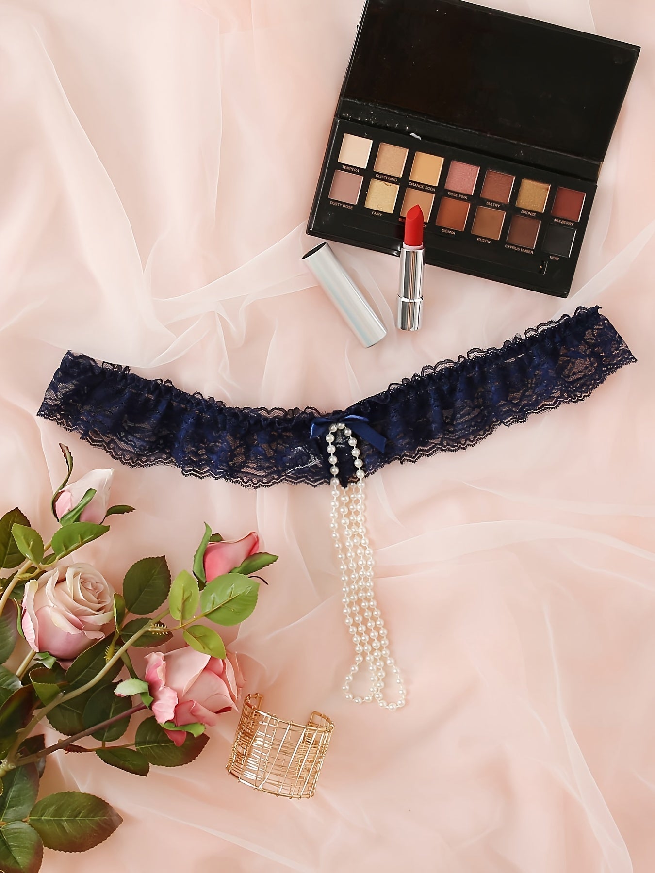  Sheer Novelty Lingerie Panties Teddy Faux Pearls Sexy