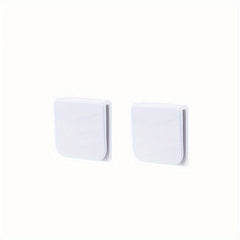 2pcs Adhesive Shower Curtain Clips, Prevent Splashing, Secure Curtains