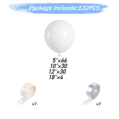 Balloon Garland Kit Graduation Party Decor 132pcs