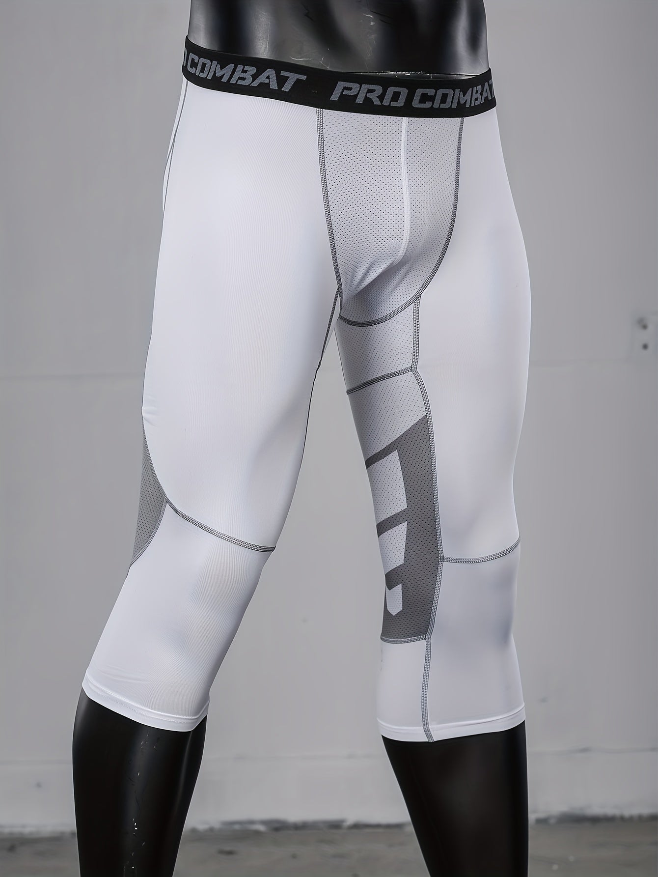 Men's Stretch Long Compression Pants Gym Fitness Leggings