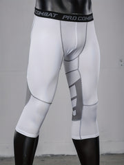 Men's Stretch Long Compression Pants Gym Fitness Leggings
